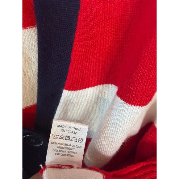 Tobi American Flag Cardigan Size SM Patriotic - Picture 5 of 8